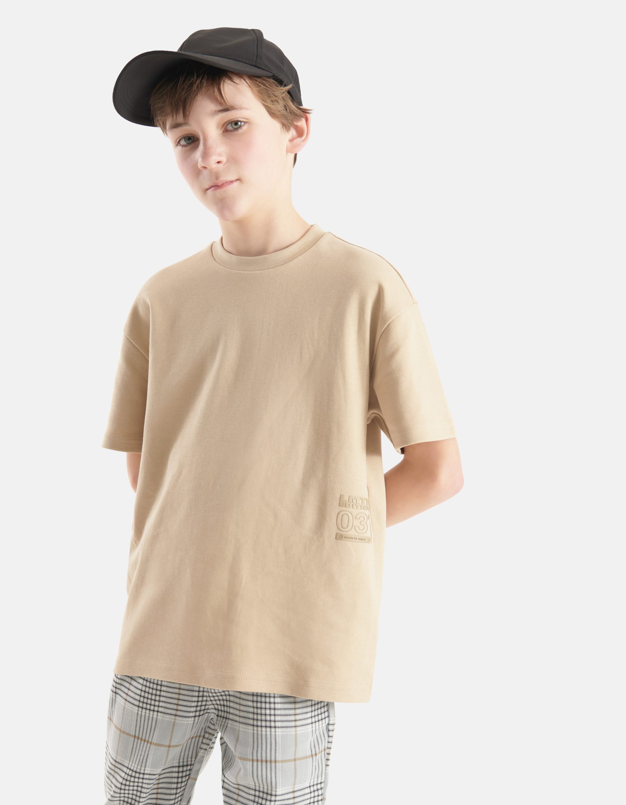 Heavy Basic T-shirt Beige – Cotton-C